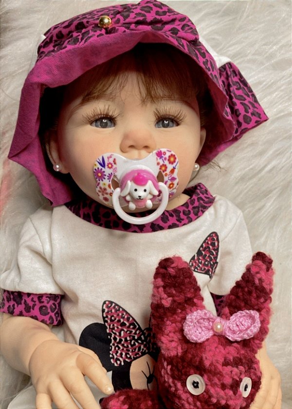 Bebê Reborn Flora – Exclusiva em Silicone