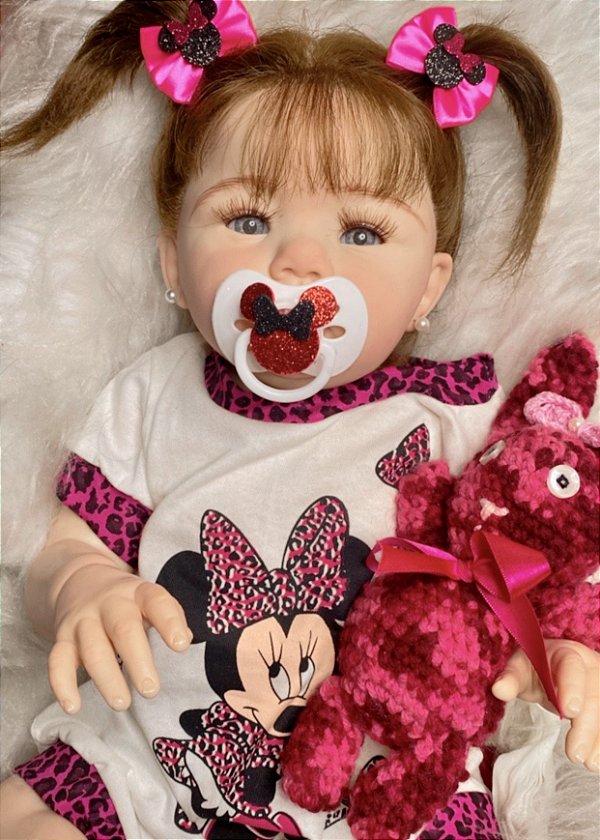 Bebê Reborn Flora – Exclusiva em Silicone