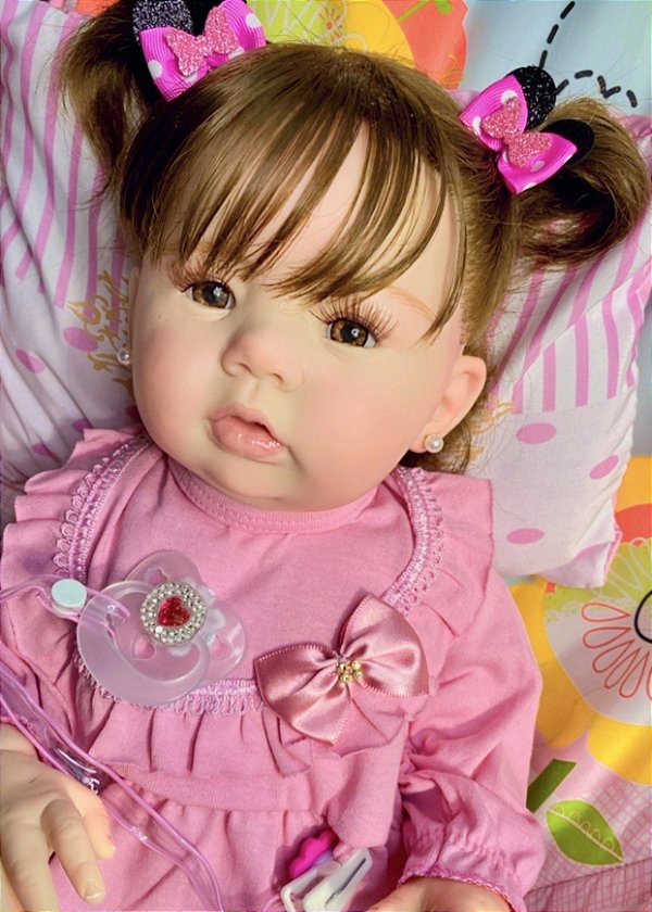 Bebê Reborn Kitty – Mega Realista em Silicone + Brinde Especial