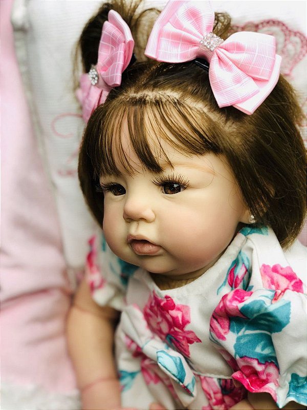 Bebê Reborn Naty Realista Risonha – Toda em Silicone