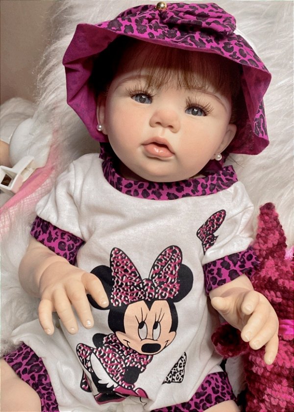 Bebê Reborn Flora – Exclusiva em Silicone