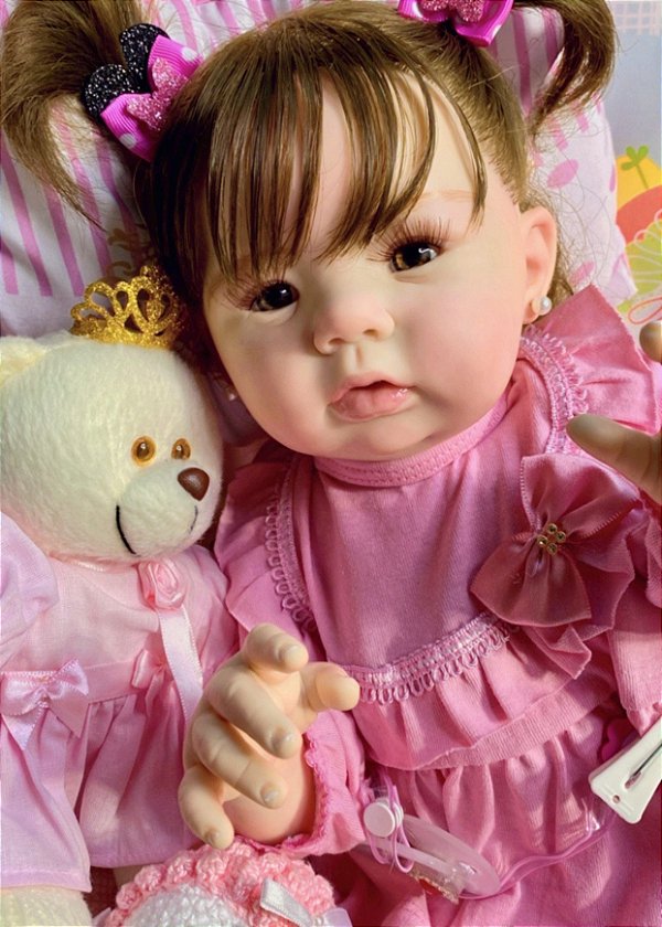 Bebê Reborn Kitty – Mega Realista em Silicone + Brinde Especial