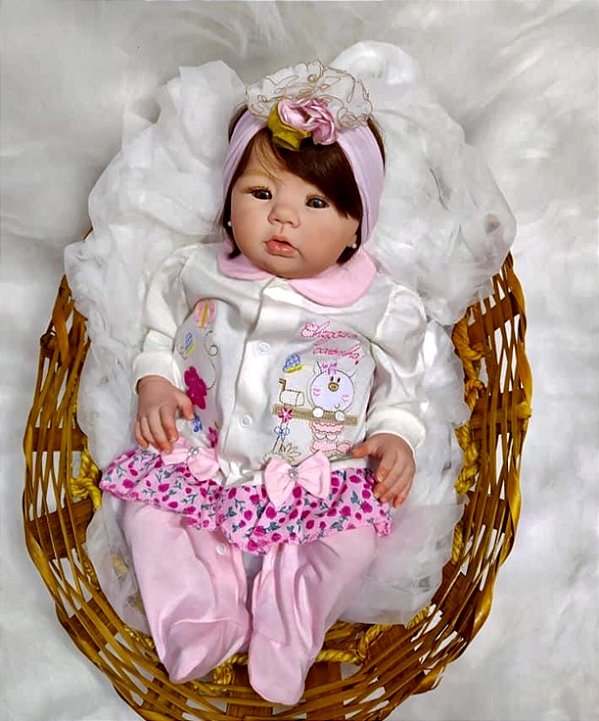 Bebê Reborn Ternurinha – Hiper Realista em Silicone