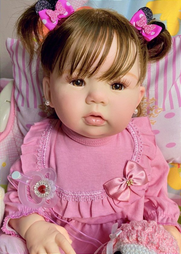 Bebê Reborn Kitty – Mega Realista em Silicone + Brinde Especial