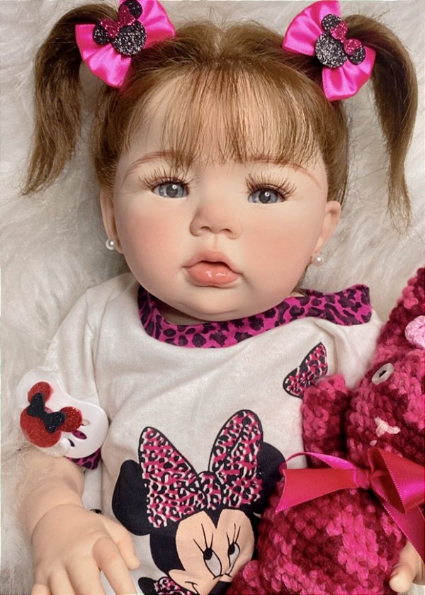 Bebê Reborn Flora – Exclusiva em Silicone